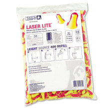 Howard Leight Laser-Lite Single-Use Earplugs Refill Pack, Polyurethane Foam, SNR