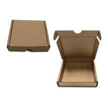 JeeJaan 50 Pcs C7/Mini (101 x 101 x 20) mm Brown PIP Mail Postal Letter Box - Corrugated Cardboard Shipping Boxes for Royal Mail - Small Postal