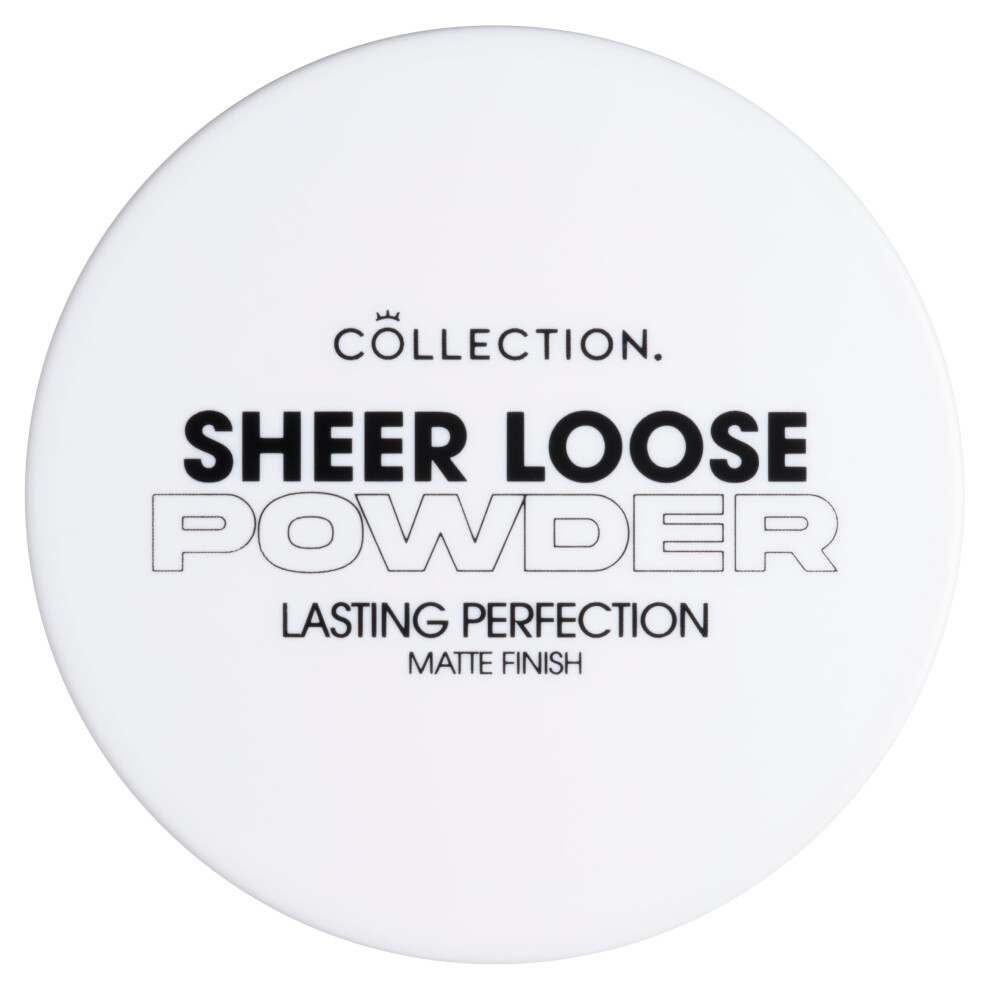Collection Cosmetics Lasting Perfection Sheer Loose Powder, Lightweight Powder, 10g, Translucent Matte