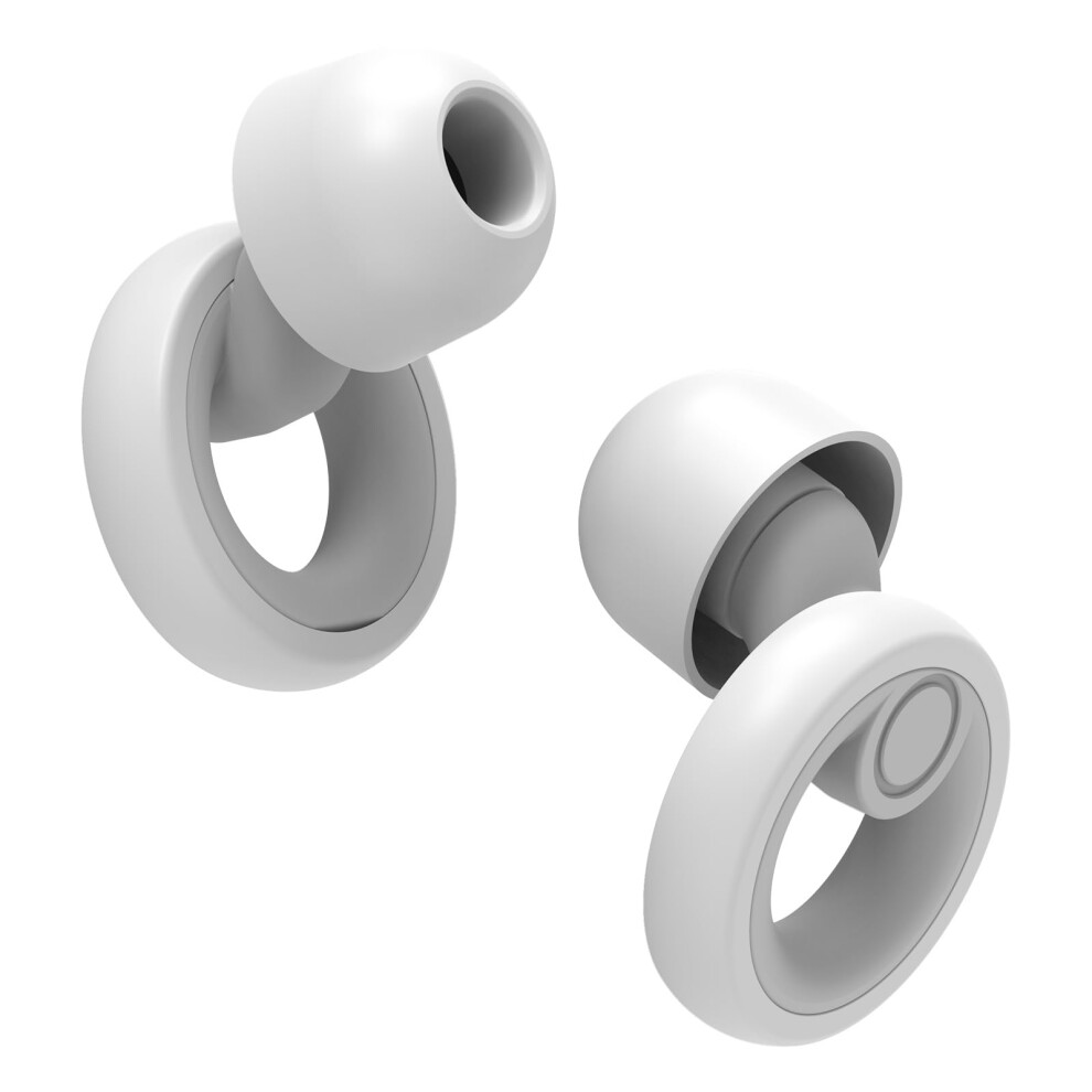 Jayine Ear Plugs For Sleep, Reusable Soft Silicone Earplugs Hearing Protection, Ear Plugs Noise Cancelling 30Db For Sleeping, Work, Cafes And Travel