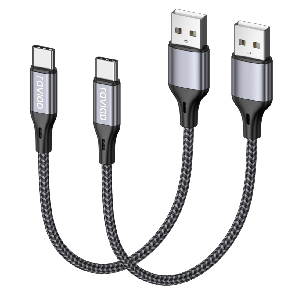 Raviad Usb C Charger Cable Short [2Pack 0.5M], Usb To Usb C Cable Fast Charging Cable Nylon Braided Type C Charger Cable For Iphone 16, 15 Plus P 9080636900760