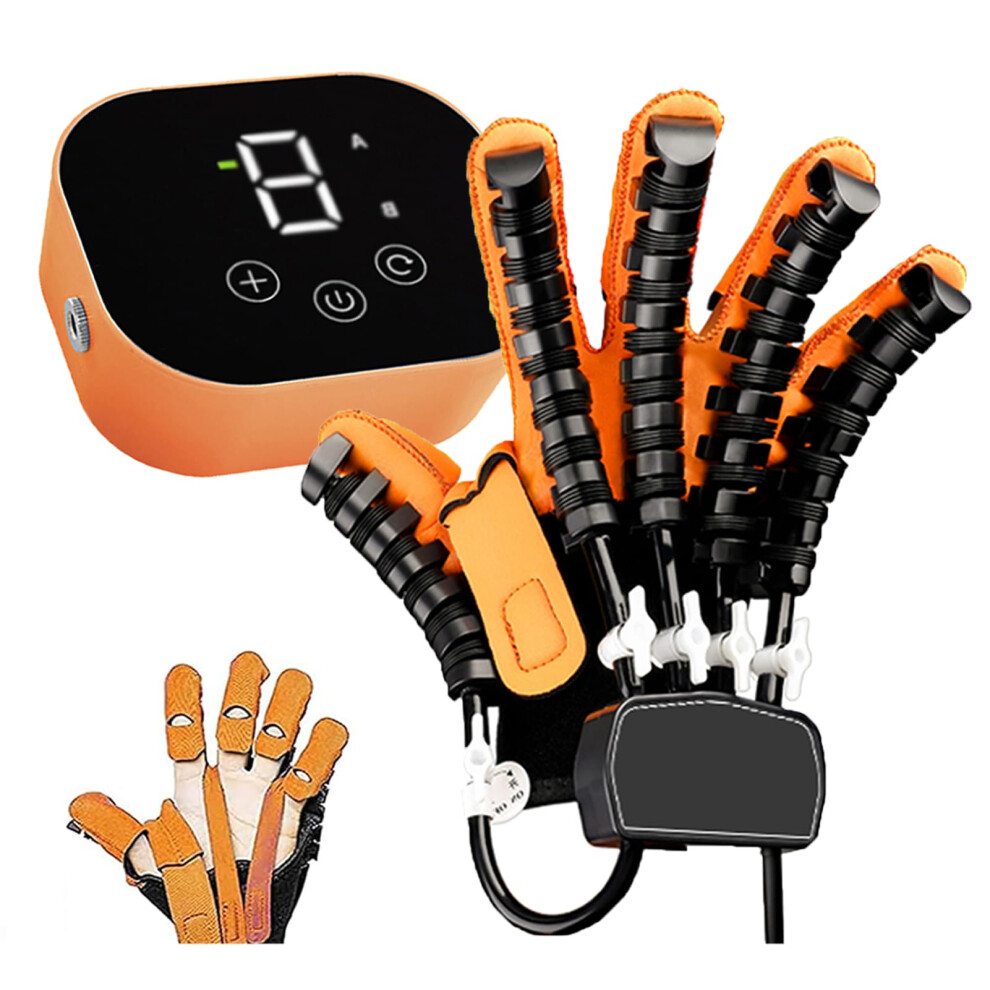 Hand Rehabilitation Robot Glove with Adjustable Strength Training, USB Powered Stroke Recovery Hand Therapy Device