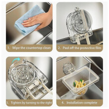 Sink Strainer Basket with 200 Mesh Filter Bags,Multi-Function Hanging Colander & Foldable Food Waste Catcher for Kitchen