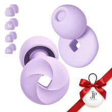 Ultra Soft Reusable Silicone Ear Plugs for Sleep – 33dB Noise Reduction with Travel Case, Hearing Protection for Sleeping, Snoring, Travel & Stud