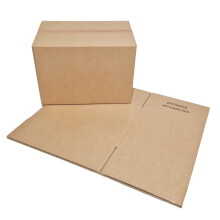 W.E. Roberts Strong Double Wall Cardboard Boxes (Pack of 15) - Boxes for posting, Boxes for moving house, Packing boxes, Postal Shipping Boxes (4