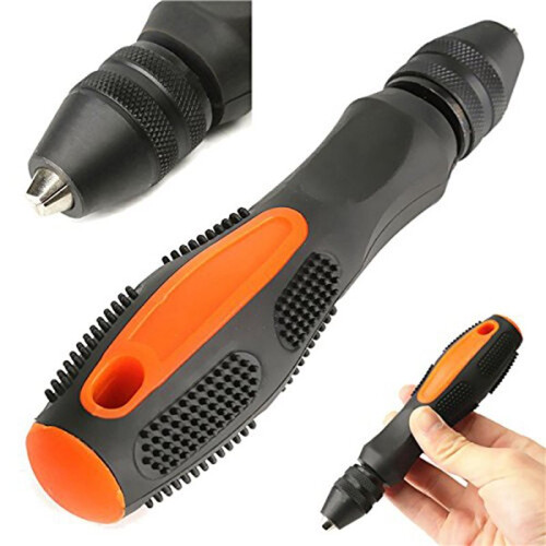 Adjustable Pin Vise Hand Drill for Woodworking - Keyless Chuck, 0.5-8mm Capacity 2