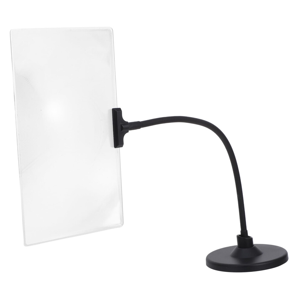 Definition Desktop Magnifier with Wide Viewing Area, Hands Reading and Crafts Magnifier for Seniors
