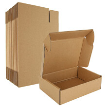 ASelected 30 Pack Shipping Boxes, Corrugated Cardboard Mailing Box, 180x130x50mm Gift Boxes for Packaging, for Posting Mailing Small Business, br