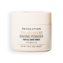 Revolution Loose Baking Powder, Makeup Setting Powder for a Luminous Finish, Absorbs Shine & Excess Oils, Vegan & Cruelty-Free, 30g, Translucent