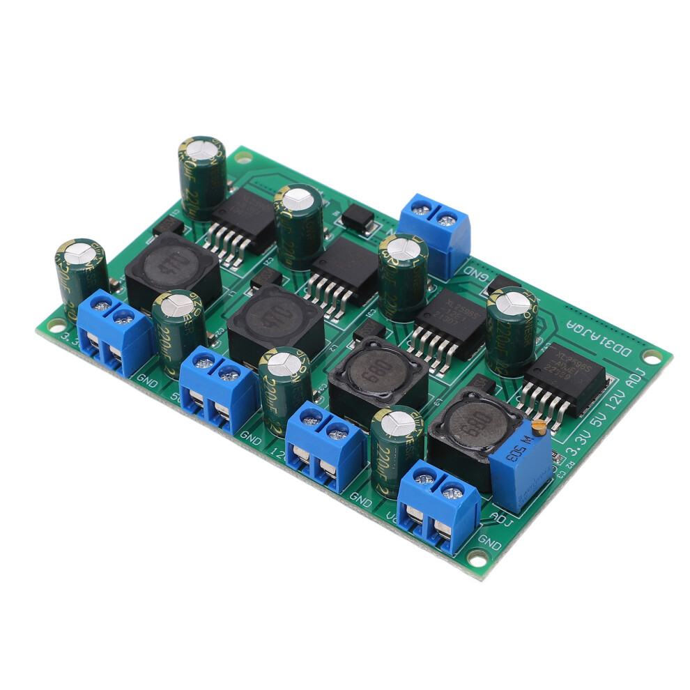 Multi-Channel 3A Buck Converter 3.3V/5V/12V Adjustable Power Supply Board 4011389874621