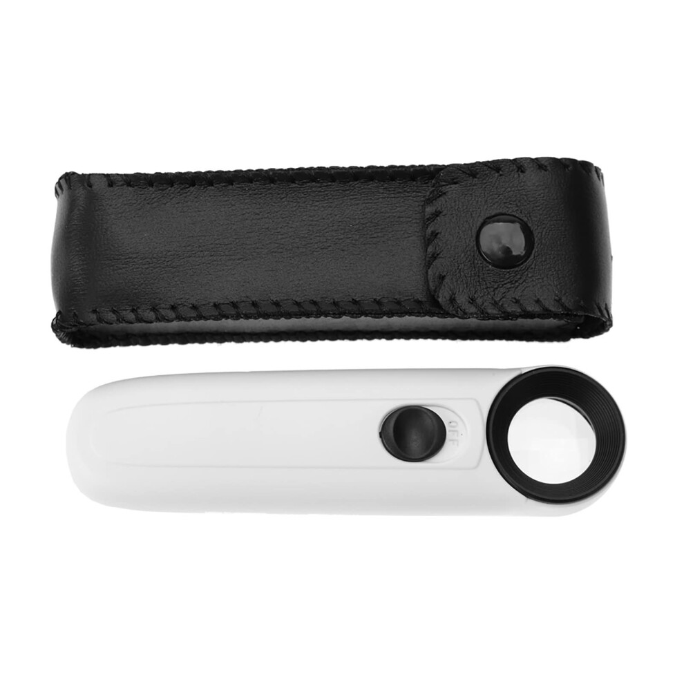 Light Led Magnifying Glass 40X/15X/5X Handheld Magnifier With Bright For Electronics And Beauty Inspection Mg6b1b