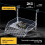 Turtle Sunbathing Platform - Wall Mounted Acrylic High Water Level Resting Floating Platform L 2