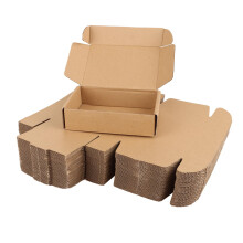 CYEER 50 Pack Small Cardboard Boxes for Posting, 15x10x4cm Postal Boxes Corrugated Cardboard Shipping Boxes