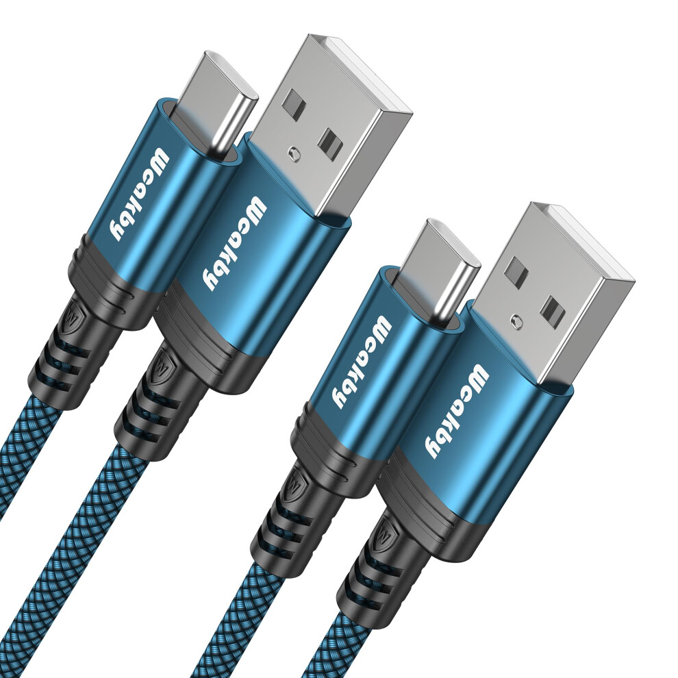 Short Usb C Cable, 2Pack 0.5M Usb C Charger Cable Short,3A Charging Cable Braided For Samsung Galaxy S21 S20 S10 S9 S8 A12 A20e A21s A40 A51,Huaw 9080155022851