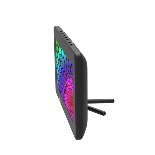 TV Portátil Digital de 7 Polegadas com Suporte para ATSC, Resolução 1080p, Tela HD LED e Bateria Recarregável Integrada 1