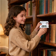 Books Read This Year Counter Bookish Track Shelf Ornament Books Read This Year for Home Librarian Classroom Women Men