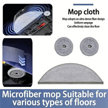 For Saros 10 / S9 MaxV Ultra / S90ver / G30 / A1460RR Part Accessories Main Side Brush Filter Edgewise Mop