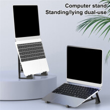 Supporto Verticale 2 In 1 per Laptop, In Lega di Alluminio, Pieghevole, Regolabile, per Tablet, per PC da 11-17,4 Pollici