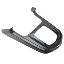 Car Gear Shift Knob Frame Panel & Center Console Instrument Panel Decor Cover Trim for Navara NP300 2016-2021