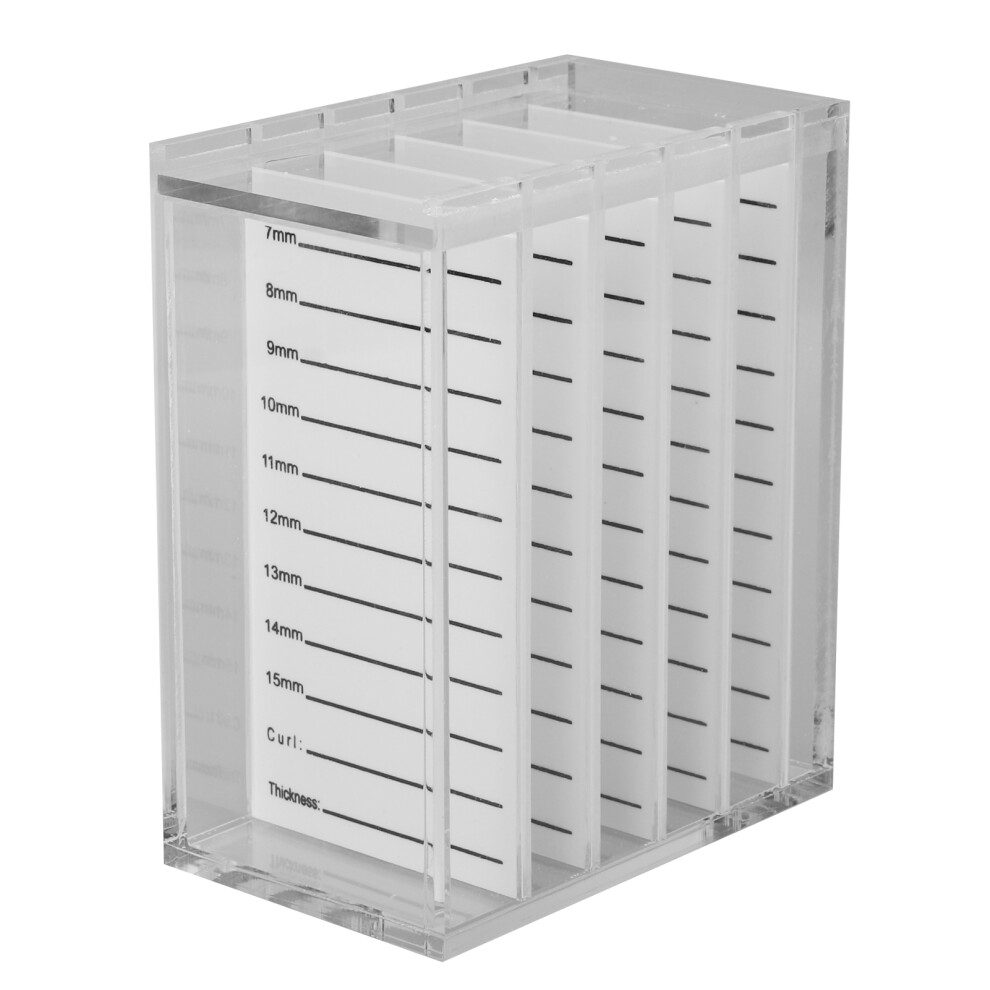 Eyelash Storage Box 5 Layers Acrylic Clear Lash Organizer for Makeup Display