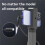 Two-Way 360  Rotating Borescope, 1080P Camera, Endoscope with Light, 6mm Waterproof Probe, Endoscope with Phone 5