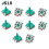 10Pcs JH16 Hall Effect Joystick TMR Joystick for FLYDIGI Vader 3 Pro for  G8 Replacement 3D Analog Stick JH16 4