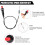 2pcs Piezo Igniter Propane Push Button Threaded Electrode Grill Igniter Kit for Gas Fireplace Oven Kitchen Accessories 4