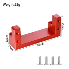 RC Car Upgrade Axle Servo Mount Stand for MJX 10303 10304 1/10 RC Car Upgrade Accessories Red