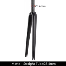 Carbon Fibre Bicycle Road Bike Front Fork 700C Road Fork V Brake Cycling Parts Steerer Tube 25.4mm and 28.6mm C