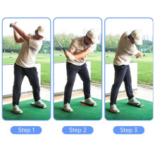 Tragbares Golfschwung-Haltungshilfspedal, Abnehmbares Golfschwung-Beinpedal, Schwungkorrekturtrainer, Golfzubehör