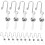 15pcs Zipper Pull Replacement Kit for Jeans, Quick Zipper  Set with Durable Tabs, No Tools Needed 1