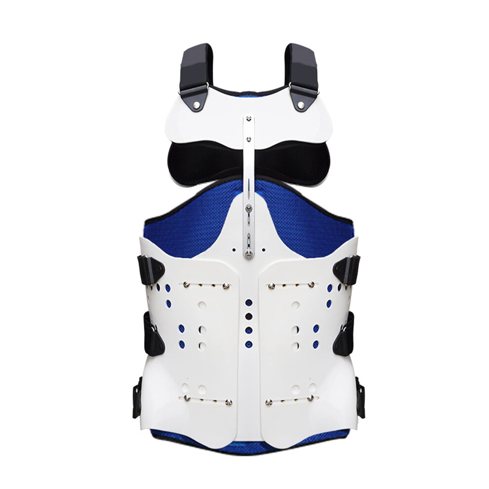 Adjustable Back Brace for Posture Correction and Lumbar Support, Lightweight Orthopedic Spine Orthosis for Scoliosis, Medium