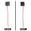 2 Pcs Light Bulb Sockets Fits for  Focus MK2 MK3 H7 with Long Cable 6