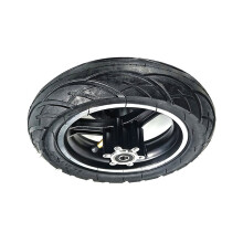 9 Inch Vacuum Tyre Disc Brake Model 9x3.00-6 Tubeless Tire W/Hub for Electric Scooter, Electric Wheelchair 12mm
