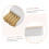 6pcs Copper Wire Nail Drill Bit Cleaner Brush for Manicure Tools, Effective Dust Removal, Adhesive 2
