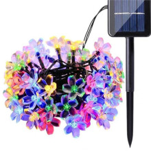 Solar Flower String Lights Decorative LED Lights Waterproof Outdoor Fairy Lights Fairy Floral Garland Garden Decoration