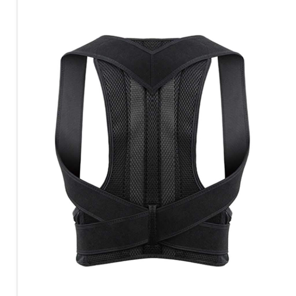 Posture Corrector Back Brace Adjustable Support for Men and Women, Breathable Neoprene, Size M