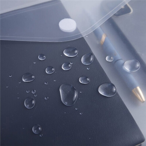 Transparent A4 Plastic Envelope File Bag - 30pcs Large Capacity