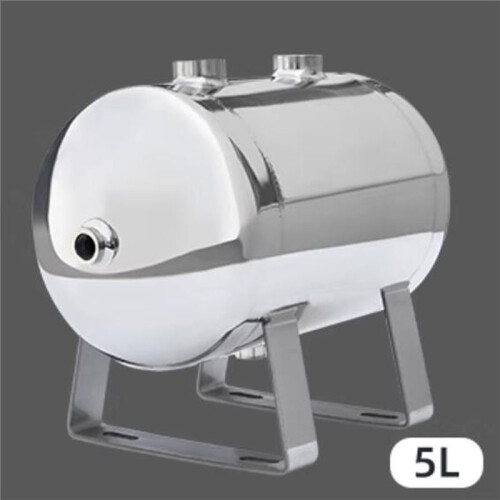 Air Compressor Pressure Box with G1/4 Interface, 5L 304 Stainless Steel Buffer Tank 2