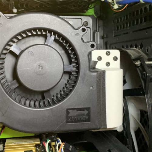 P40 P100 M40  Card Upgrade: Complete Active Cooling Fan Assembly (12CM) 2