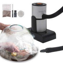 Smoke Infuser Kit for Food and Drinks, Handheld Food Smoker Gun with Wood Chips, Cold Smoking Function