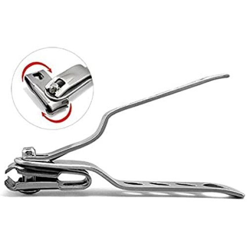 Precision Rotating Nail Clipper for Thick Nails, Extra Sharp Stainless Steel, Ergonomic Easy Grip 2