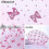 Shower Cap Women Reusable Waterproof Bath Shower Cap 6 Pack Set 3