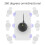 Omnidirectional USB Conference Microphone 5m Noise Reduction Mute Black 4
