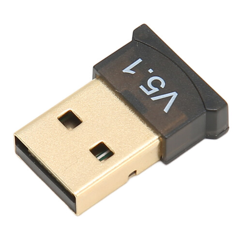 USB BT Adapter V5.1 Black, Drive-Free Wireless Bluetooth Receiver 2