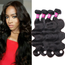 Malaysian Virgin Human Hair Body Wave Bundles 4pcs 14 16 18 20 Inch 100% Unprocessed Extensions