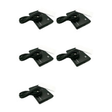 5X Lector de Tarjetas Inteligentes RFID con Puerto USB, Tarjeta IC de 13,56 MHz, Sensibilidad Sin Contacto, Compatible con Sistema Windows Linux
