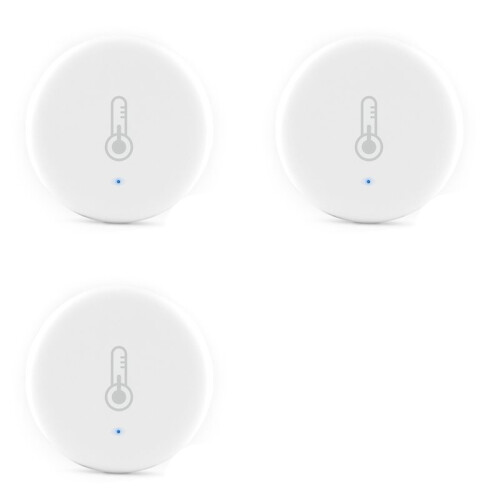 3X Tuya  ZigBee 3.0  Temperature and Humidity Sensor Battery Powered with Tuya  Life App Alexa(C)
