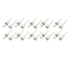 20 Pcs 3/8in Aluminium Barb Fitting Elbow Nut 180 Degree Air Conditioner Pipe Adapter
