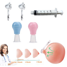 Inverted Nipple Corrector 4 Pack Nipple Correction Device for Breastfeeding Moms Draws Out Retracted Nipples